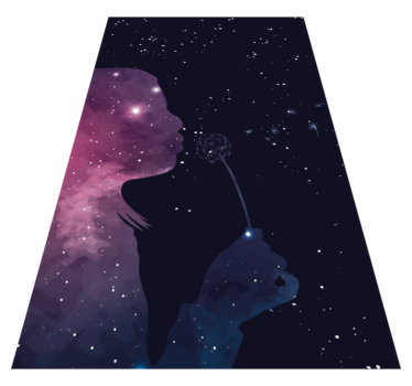 Universo menina adolescente tapetes para quartos - TenStickers