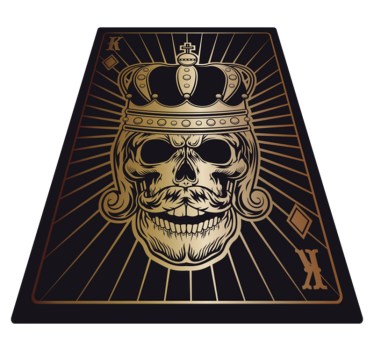Tapetes para adolescentes rei dos diamantes para quartos - TenStickers
