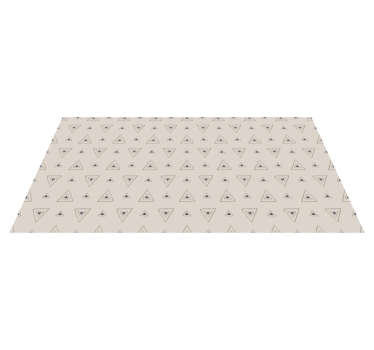 Tapete vinílico para bebés padrão triangular elegante - TenStickers