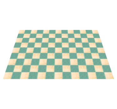 Tapete de área quadriculada piso de mosaico de vinil - TenStickers