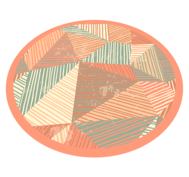 Tapete vinil para gabinete Tapete de vinil de formas geométricas - TenStickers