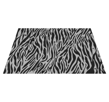 Tapete vinílico estampa de animal listras com padrão zebra - TenStickers