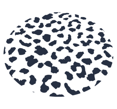 Tapete vinílico estampa de animal design de pele de vaca - TenStickers