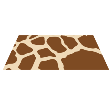 Tapete vinílico estampa de animal estilo de padrão de girafa - TenStickers