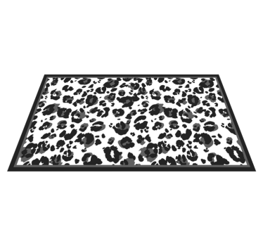 Tapete vinílico estampa de animal padrão de manchas pretas - TenStickers