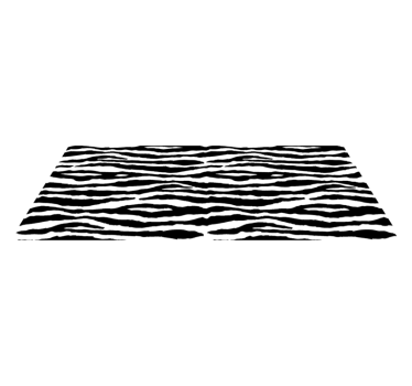 Tapete com estampa animal com riscas de zebra - TenStickers