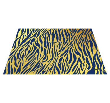 Tapete vinílico estampa de animal listras de zebra - TenStickers