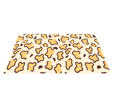 Tapete de vinil com pintas de animais com manchas de girafa - TenStickers