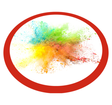 Tapete de quarto de tinta em pó - TenStickers