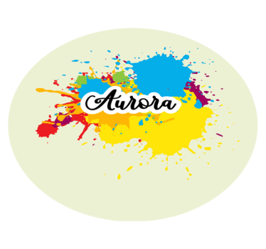 Cores e nome personalizado tapete de vinil - TenStickers