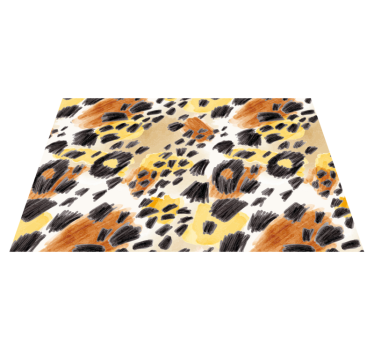 Tapete vinílico estampa de animal padrão elegante - TenStickers