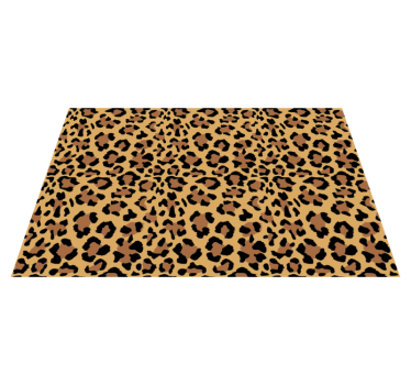 Tapete vinílico estampa de animal impressão de leopardo - TenStickers