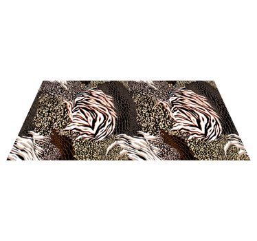 Tapete vinílico estampa de animal padrões de zebra marcantes - TenStickers