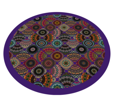 Tapete de ladrilho vintage colorido patchwork - TenStickers