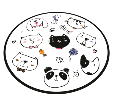 Desenhar animais tapete de animais - TenStickers