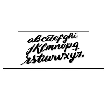 Letras do alfabeto tapetes personalizados - TenStickers