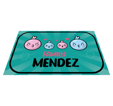 Tapete vinílico hall de entrada balões d'água personalizados - TenStickers