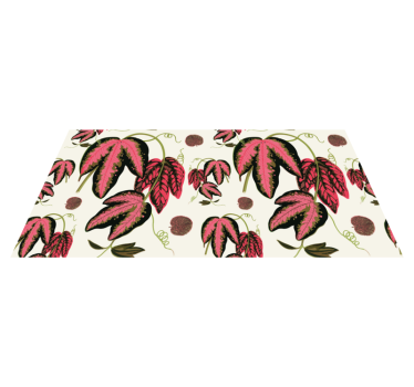 Tapete de vinil com folhas de maranta vermelha - TenStickers