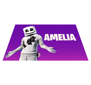 Tapete de quarto de menino de marshmallow de videogame - TenStickers