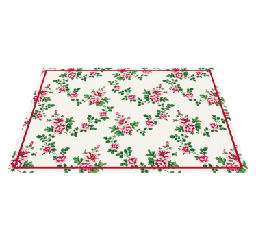 Tapete de flores estilo vintage floral botânico - TenStickers