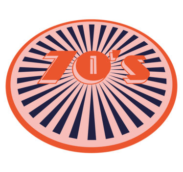 Tapete vinílico vintage toque retrô dos anos 70 - TenStickers