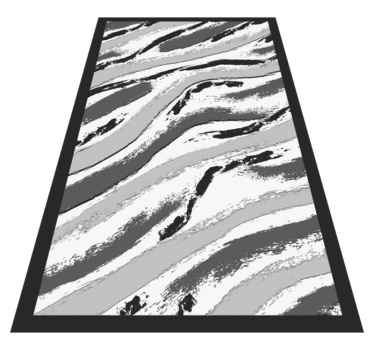 Tapete vinílico estampa de animal listras de zebra estilosas - TenStickers