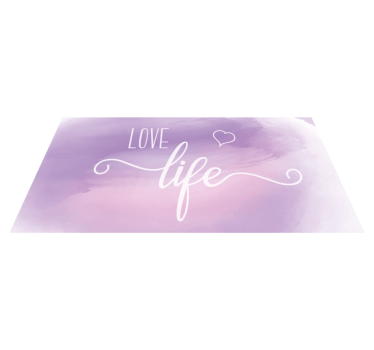 Tapete vinílico frases e textos vida amorosa - TenStickers