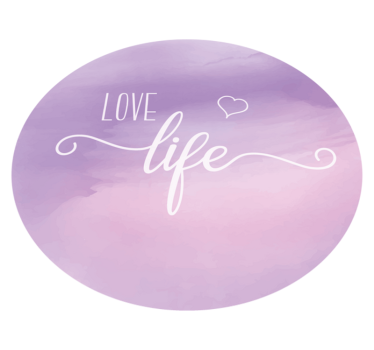Tapete vinílico frases e textos valorize a vida - TenStickers
