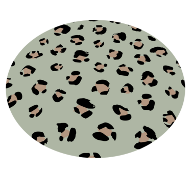 Tapete vinílico estampa de animal estética de leopardo - TenStickers