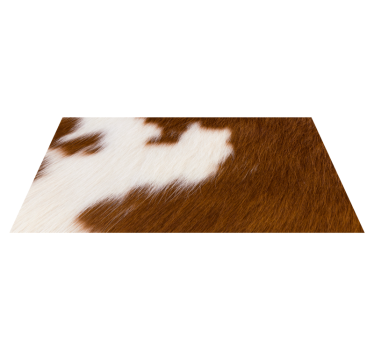 Tapete vinílico estampa de animal ilustração de pele de vaca - TenStickers