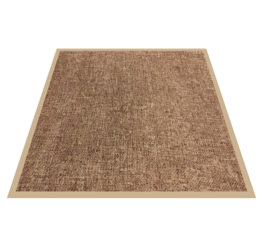Tapete de textura de imitação de fibra natural de cor bege - TenStickers