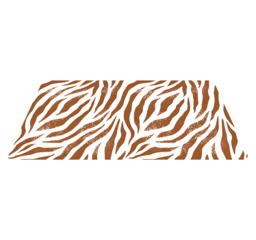 Tapete vinílico estampa de animal listras de zebra rústicas - TenStickers