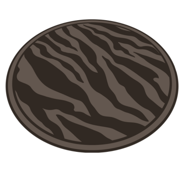Tapete vinílico estampa de animal elegante padrão zebra - TenStickers