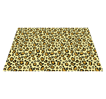 Tapete vinílico estampa de animal padrão leopardo divertido - TenStickers
