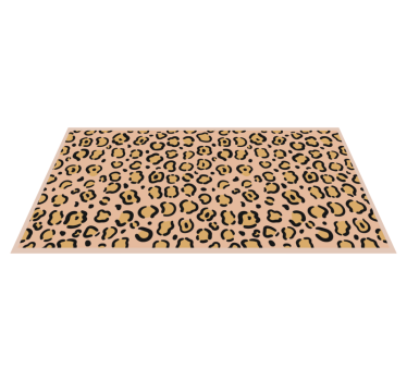 Tapete vinílico estampa de animal jogo de padrão leopardo - TenStickers