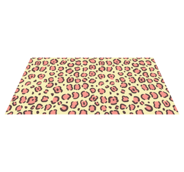Tapete vinílico estampa de animal com detalhes de leopardo - TenStickers