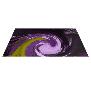 Tapete vinílico juvenil fluxos de cores em espiral - TenStickers
