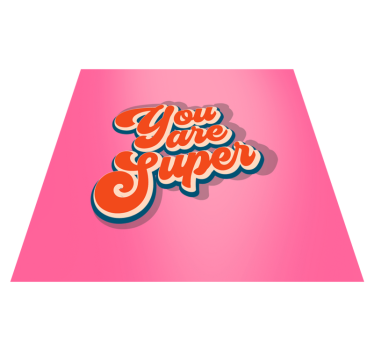 Tapete vinílico juvenil você é super - TenStickers