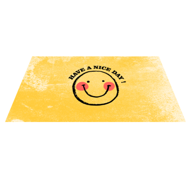 Tapete vinílico frases e textos tenha um bom dia! - TenStickers
