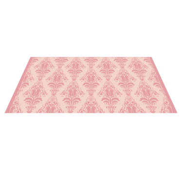 Tapete vinílico hall de entrada elegante motivo rosa - TenStickers