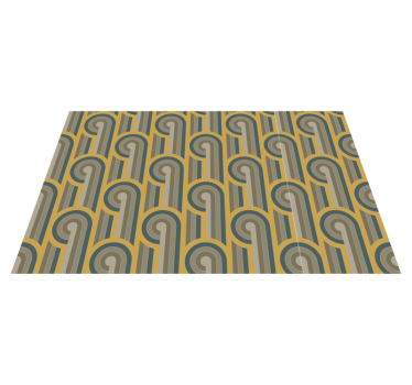 Tapete vinílico vintage elegância de padrão geométrico - TenStickers