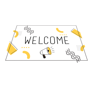 Tapete vinílico frases e textos mensagem de saudação - TenStickers