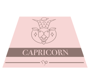 Tapete vinílico frases e textos ilustração de capricórnio - TenStickers
