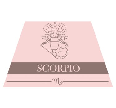 Tapete vinílico frases e textos zodíaco escorpião - TenStickers