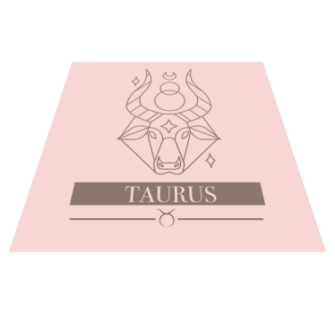 Tapete vinílico frases e textos signo do zodíaco touro - TenStickers