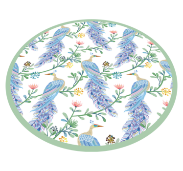 Tapete vinílico animais elegância emplumada - TenStickers