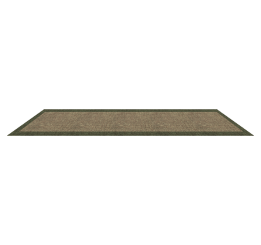 Tapete vinil moderno simples com moldura verde - TenStickers