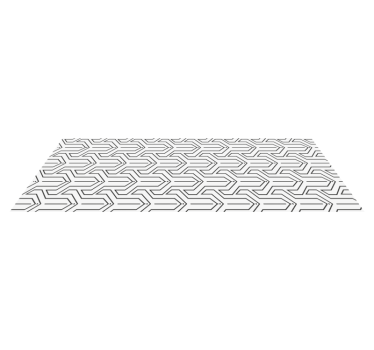 Tapete vinílico de padrão geométrico - TenStickers