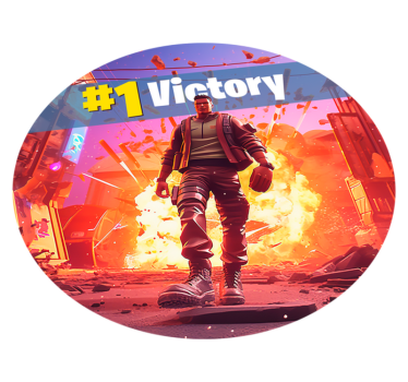 Tapete vinílico para quarto soldado de videogame venceu - TenStickers