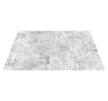 Tapete vinílico para sala de jantar efeito concreto cinza - TenStickers